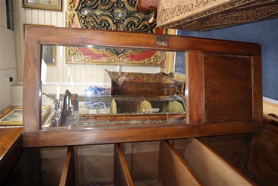 A 19th century French walnut armoire W.146cm